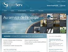 Tablet Screenshot of enerserv.ca